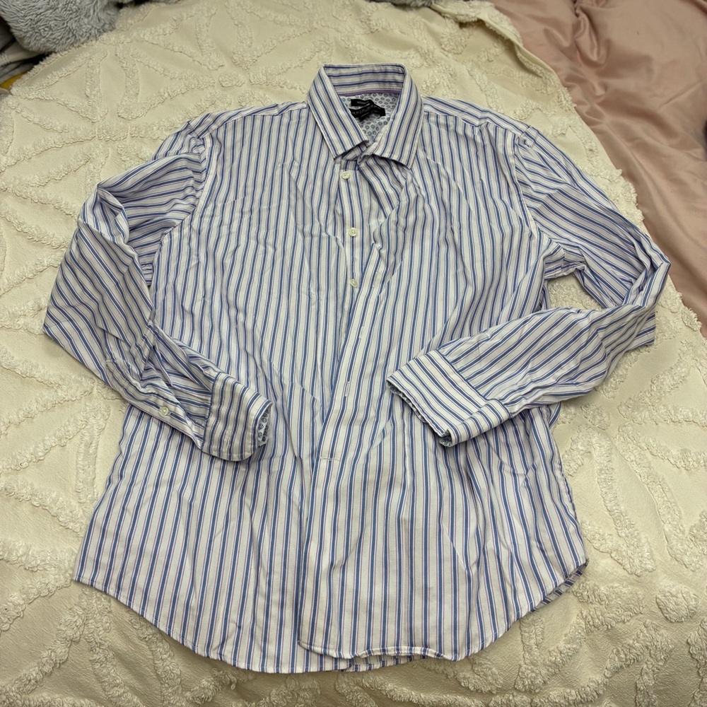 Pronto Uomo modern fit button down dress shirt